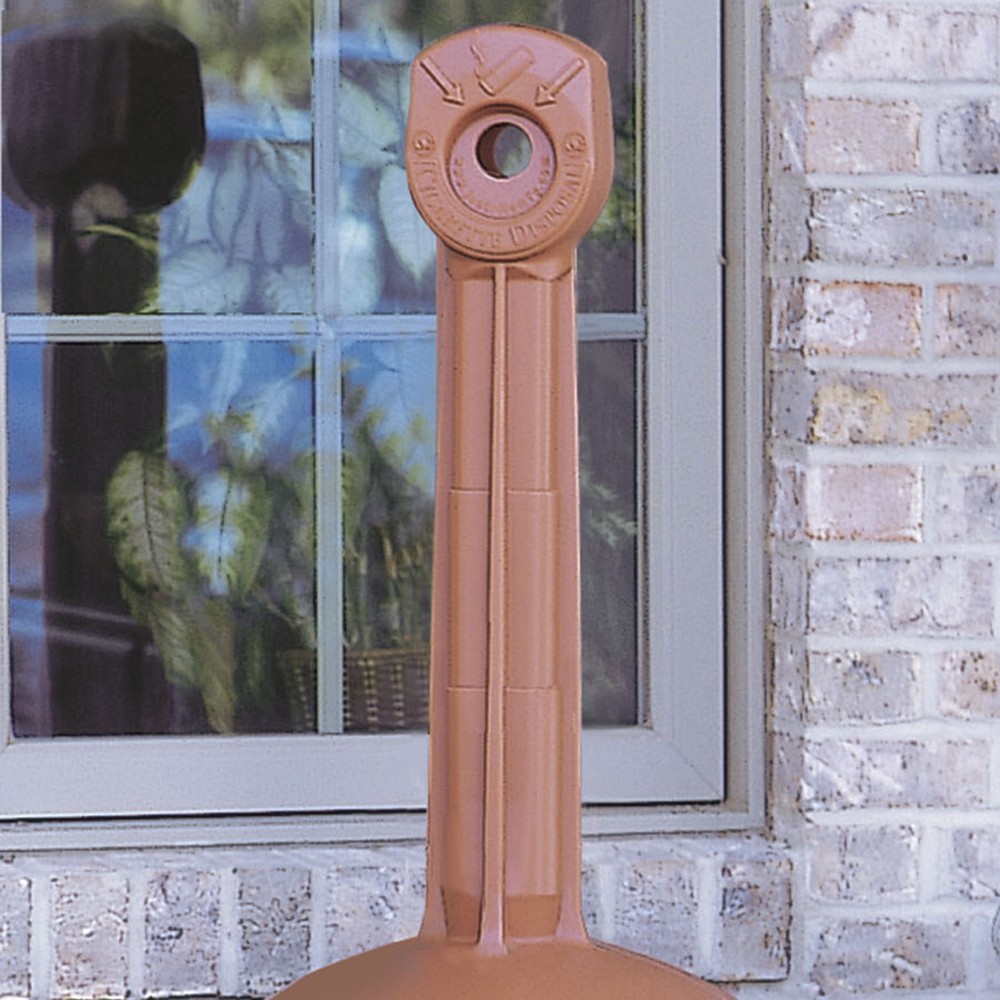 Produktabbildung Nr. 3: Justrite® Sicherheits-Standascher, selbstlöschend, 15 Liter, terracotta