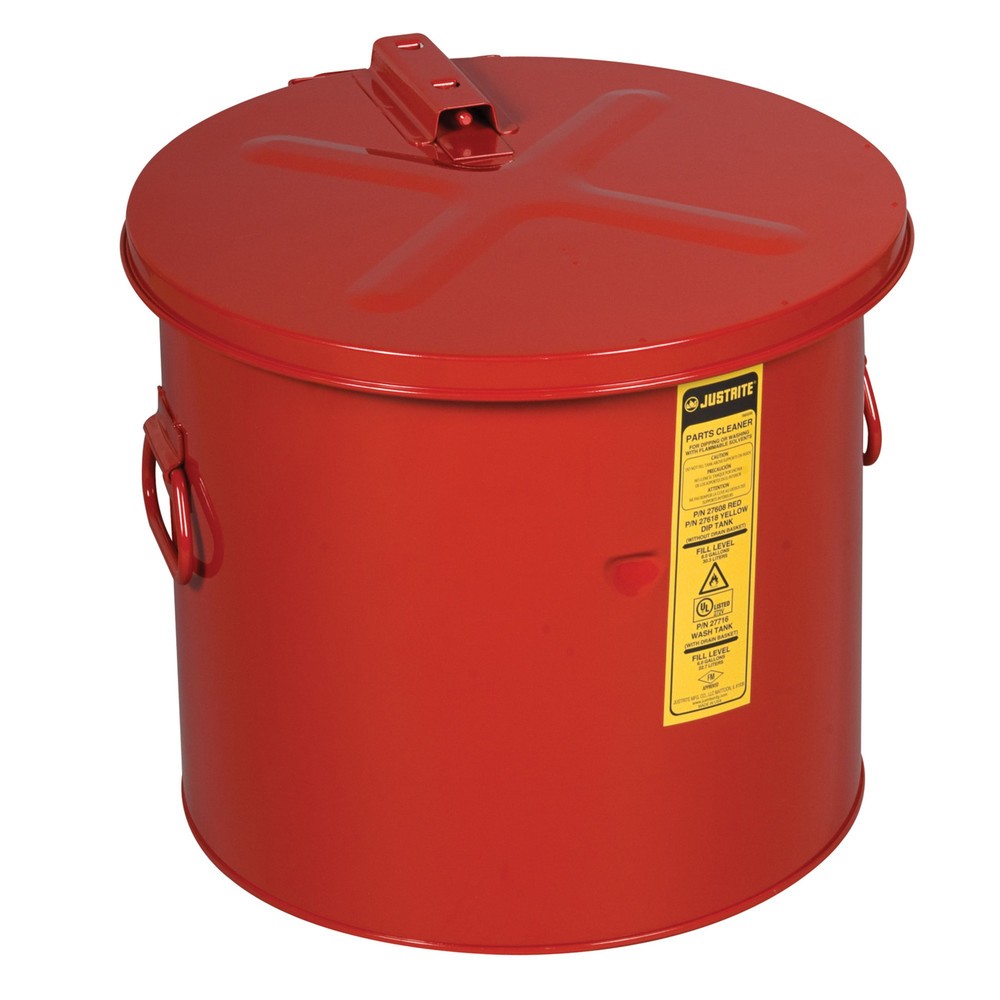 Produktabbildung Nr. 1: Justrite® Wasch- und Tauchbehälter, rot, 30 Liter