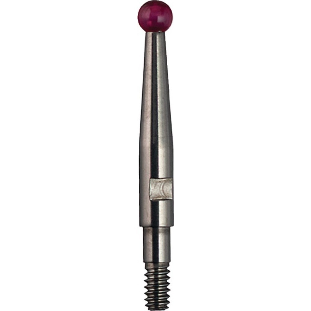 Illustration du produit: KÄFER Messeinsatz, M1,6 Rubin, Ø 2 mm Länge 11,8 mm Kugel, Fühlhebelmessgerät