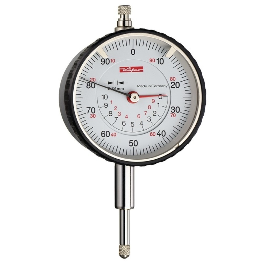 Produktabbildung: KÄFER Messuhr M2 TK, konzentrische Anzeige, 10 mm Ablesung 0,01 mm