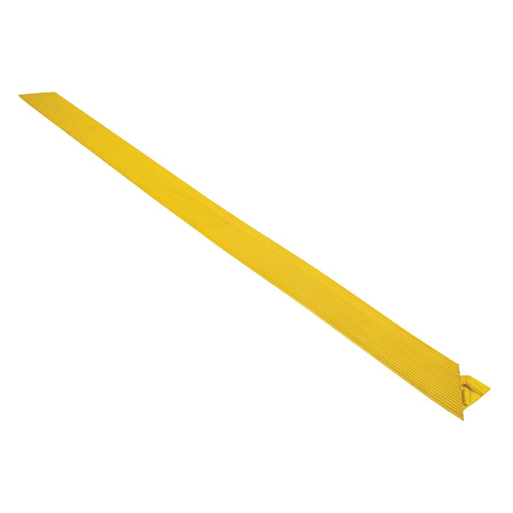 Produktabbildung Nr. 5: Kantenleiste, Stecksystem für NoTrax Schweisser-Arbeitsplätze, ohne Noppen, BxL 910 x 52 mm, gelb