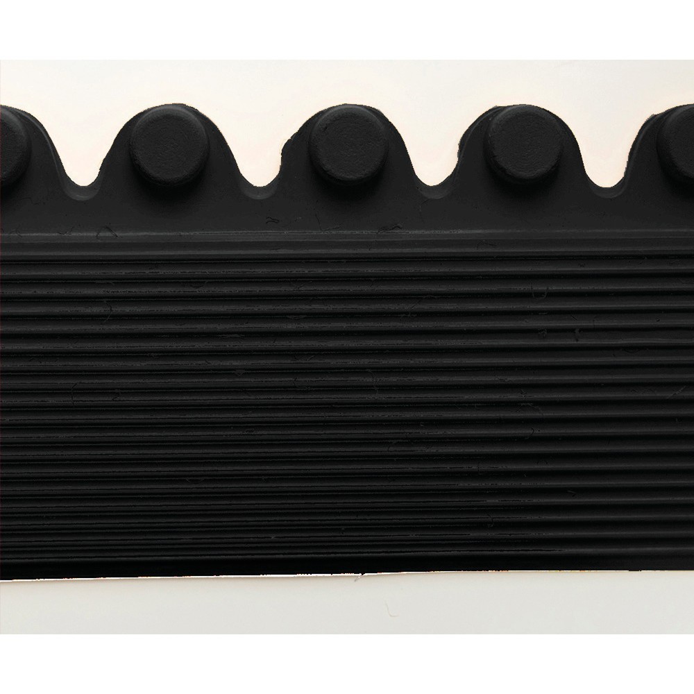 Produktabbildung Nr. 5: Kantenleiste, Stecksystem für NoTrax Schweisser-Arbeitsplätze, mit Noppen, BxL 910 x 52 mm, schwarz