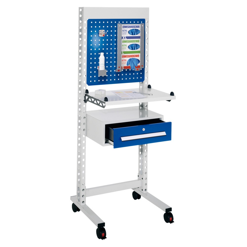 Illustration du produit: Kappes ErgoPlus® Station d’hygiène, poste de travail debout avec roues directrices, HxlxP 1 770 x 670 x 400 mm, modèle 4