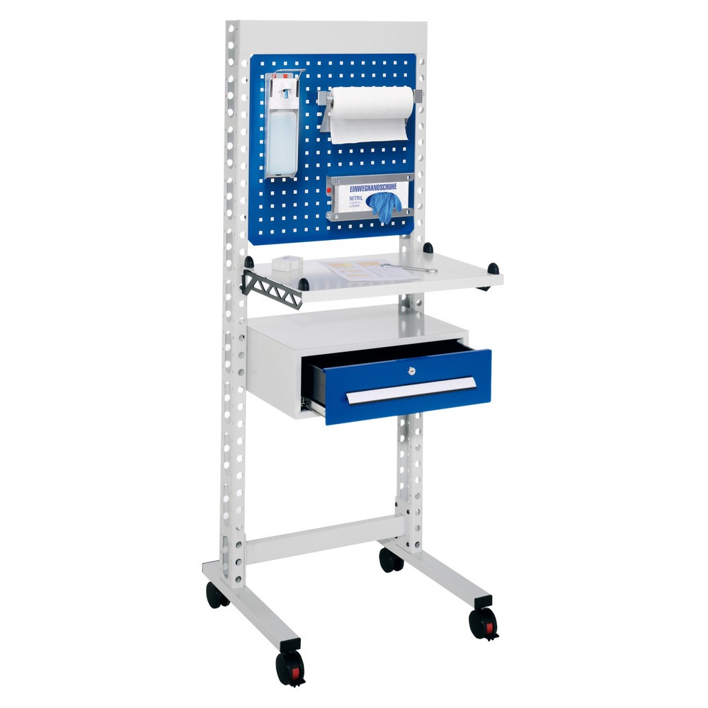 Illustration du produit: Kappes ErgoPlus® Station d’hygiène, poste de travail debout avec roues directrices, HxlxP 1 770 x 670 x 400 mm, modèle 2