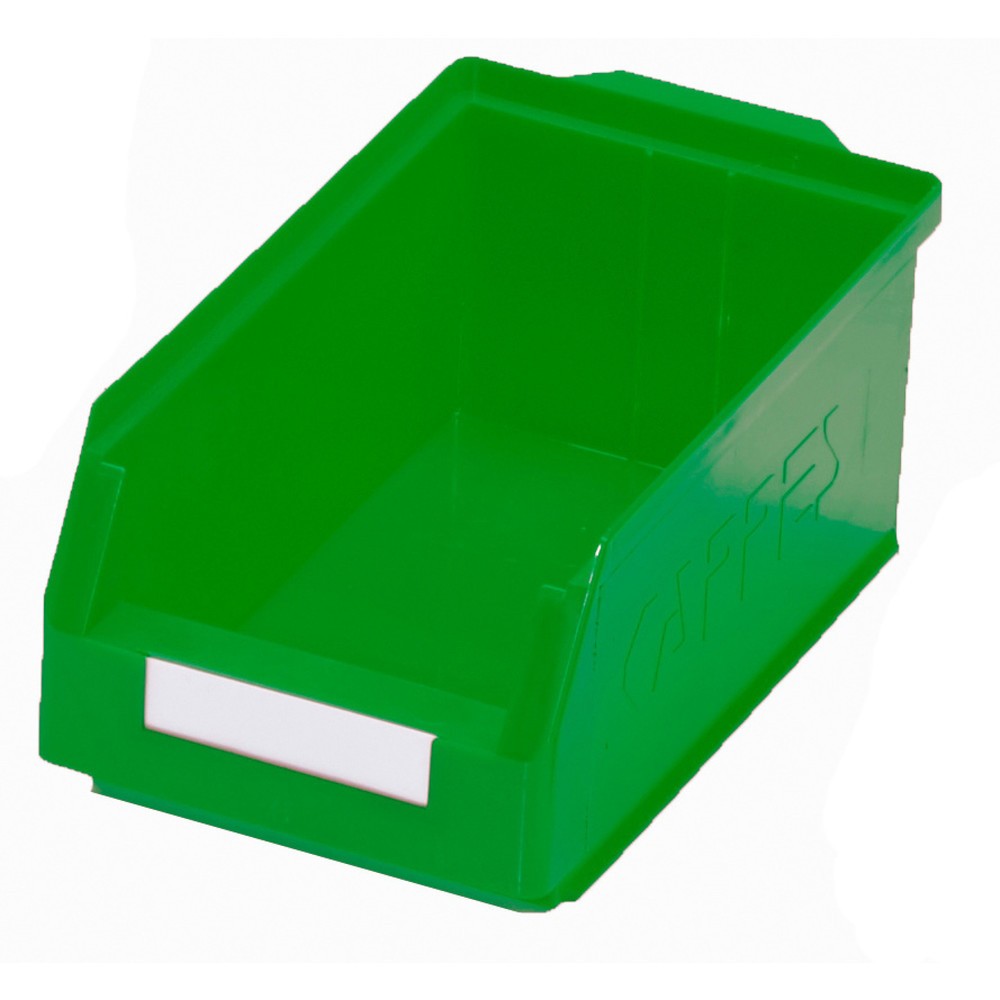 Produktabbildung: Kappes RasterPlan® Sichtlagerkasten, HxBxT 150 x 200 x 350 mm, grün