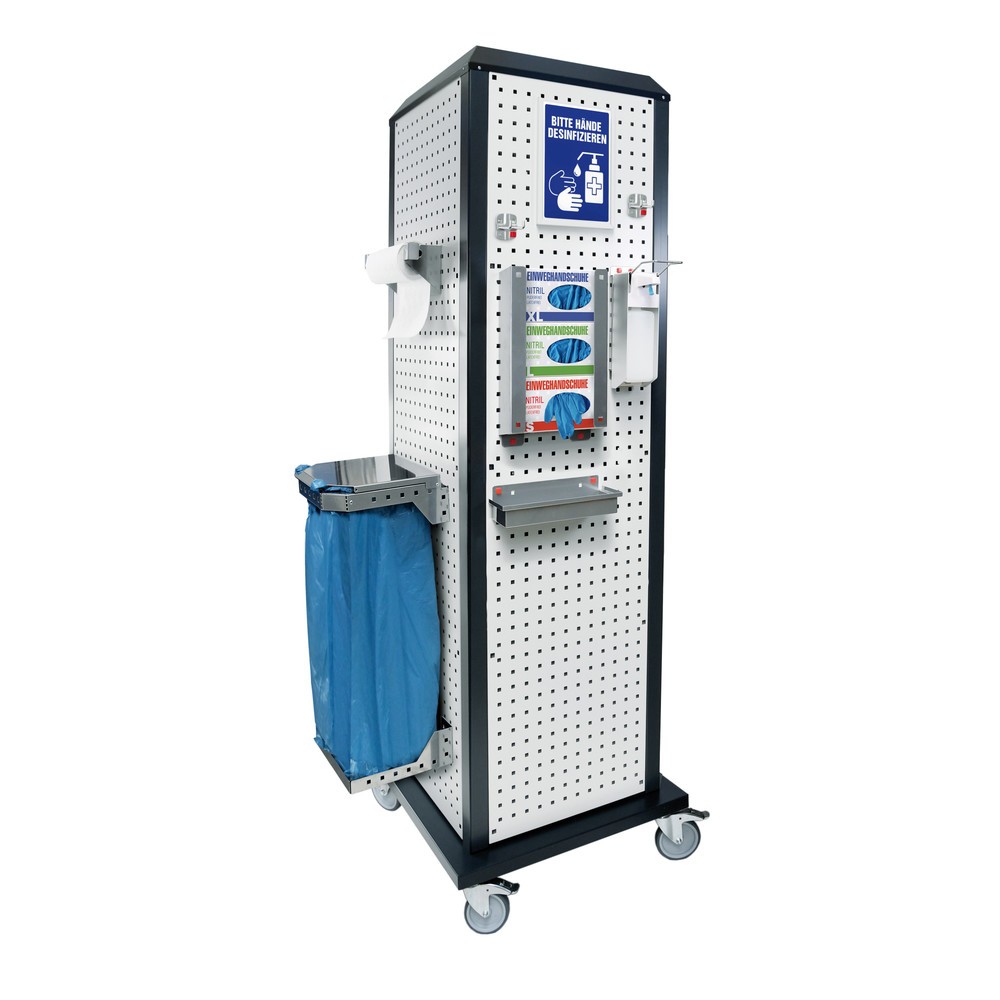 Illustration du produit: Kappes RasterPlan® Station d’hygiène, mobile, sans porte, HxlxP 2 175 x 700 x 700 mm, modèle 1