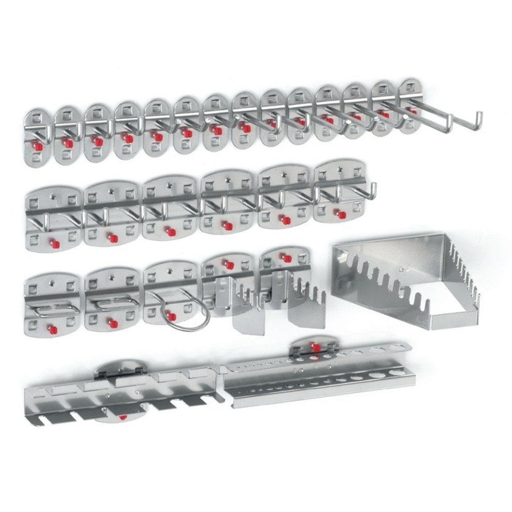 Illustration du produit: Kappes Werkzeughalter, 14 Haken/6 Doppelhaken/8 div. Halter 28-, BxHmm