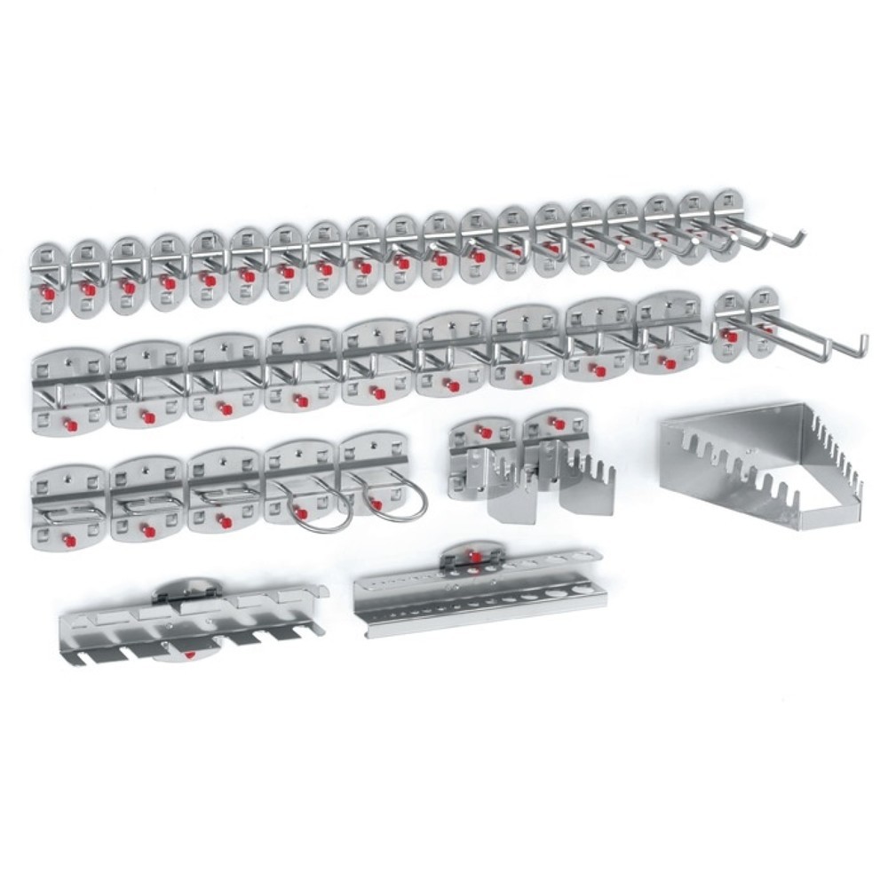 Illustration du produit: Kappes Werkzeughalter, 21 Haken/9 Doppelhaken/10 div. Halter 40, BxHmm