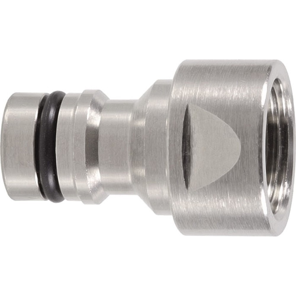 Produktabbildung: KARASTO Hahnstecker GEKA plus-Stecksystem, Innengewinde G 1/2 ″, Messing vernickelt, SB