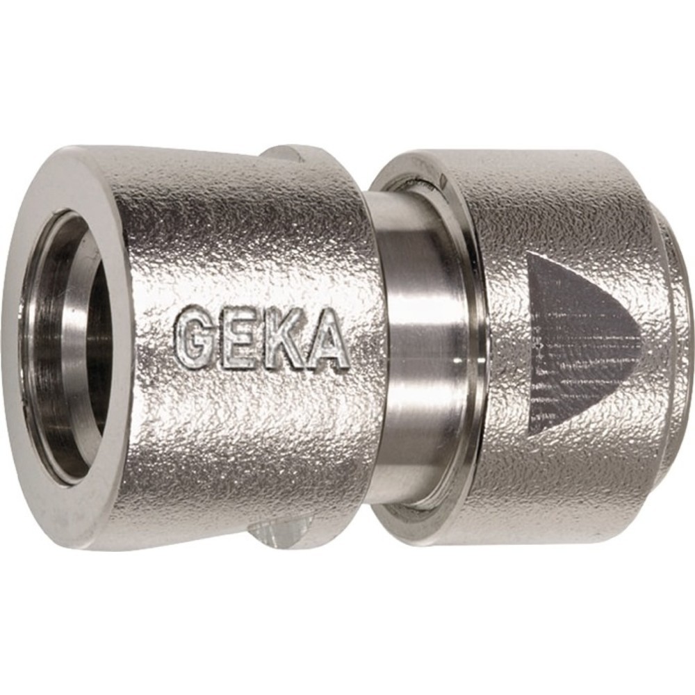 Illustration du produit: KARASTO Schlauchstück GEKA plus, Messing vernickelt Schlauchgröße 13 mm, SB
