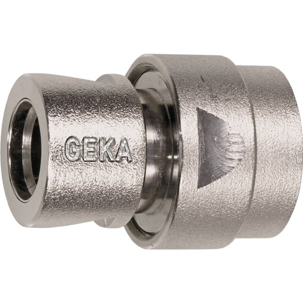 Illustration du produit: KARASTO Schlauchstück GEKA plus, Messing vernickelt Schlauchgröße 19 mm, SB