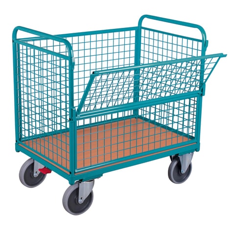 Produktabbildung Nr. 1: Kastenwagen Ameise® mit Gitterwänden, Ladefläche 1.000 x 645 mm