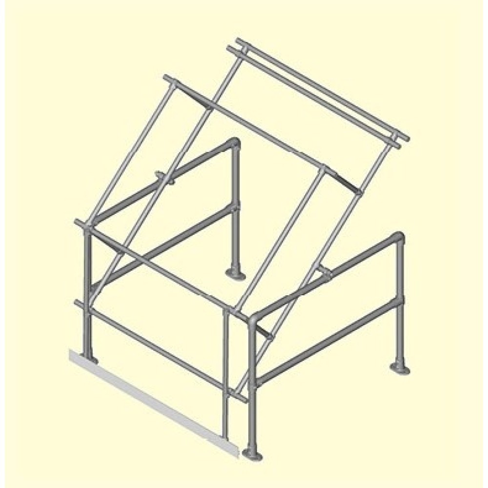 Produktabbildung Nr. 2: Kee Safety Palettenschleuse Typ A, für Masse 1,40 x 1,48 m, Höhe max. 1,60 m