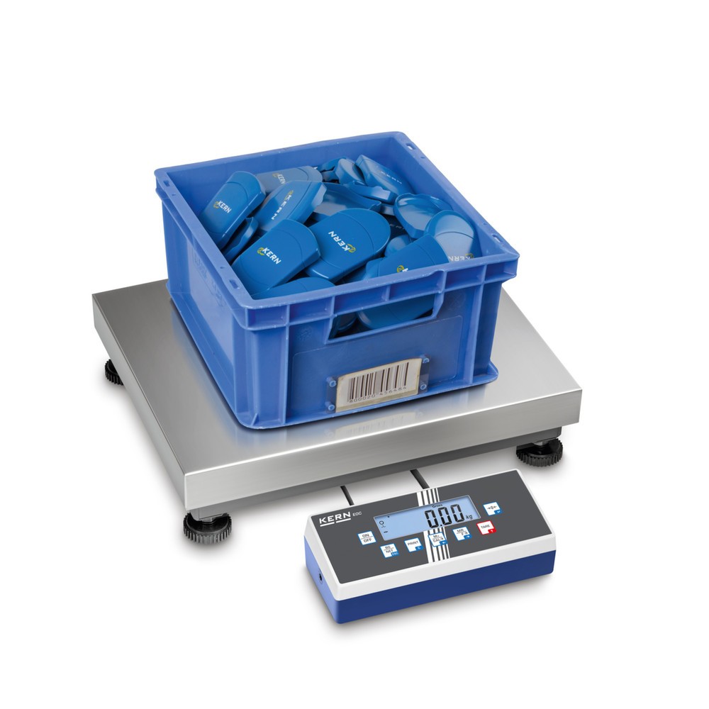 Produktabbildung Nr. 2: KERN Balance à plate-forme IOC 10K-4, classe de protection IP 65, plage de pesée max. 6/15 kg