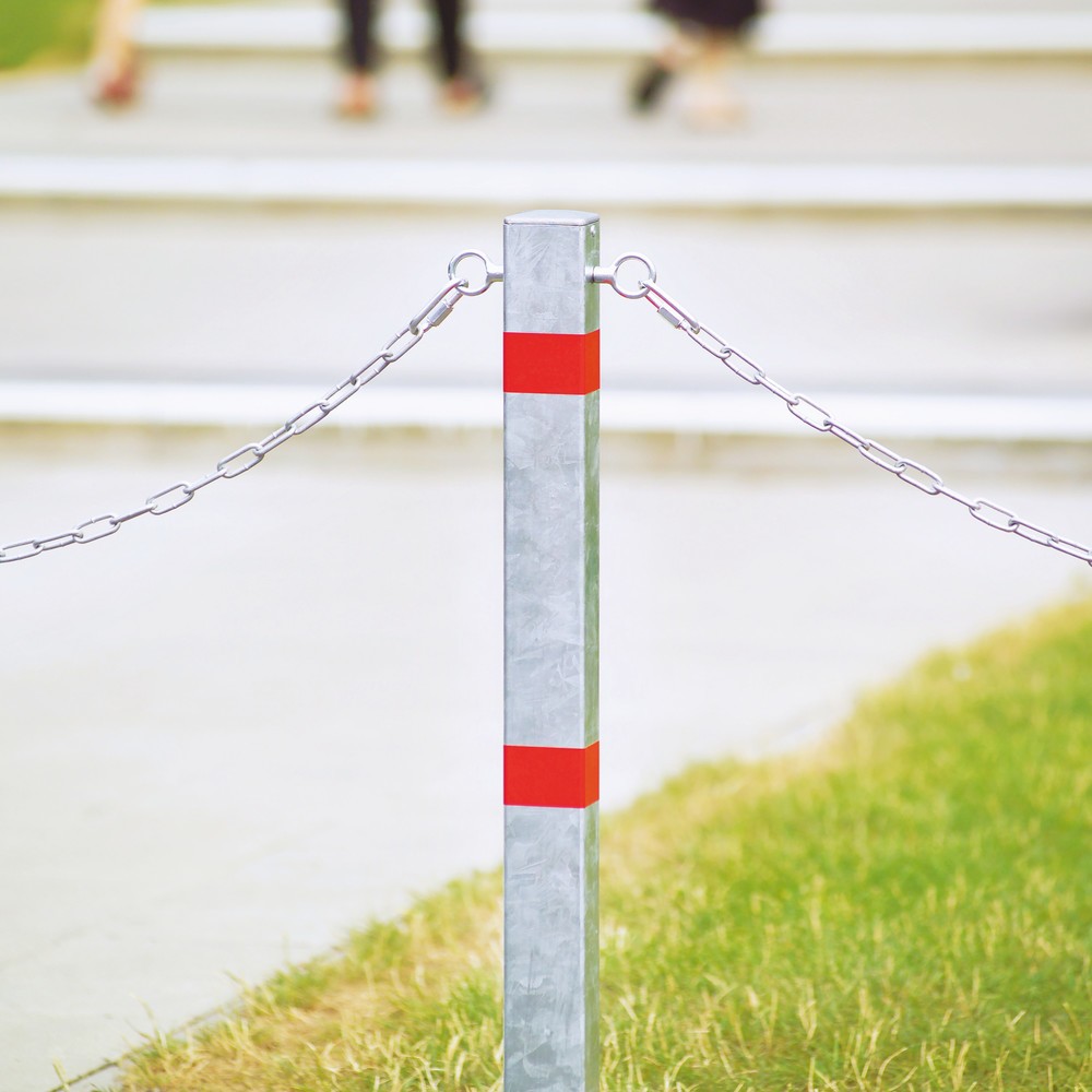 Produktabbildung: Kettenöse für Sperrpfosten, Position D