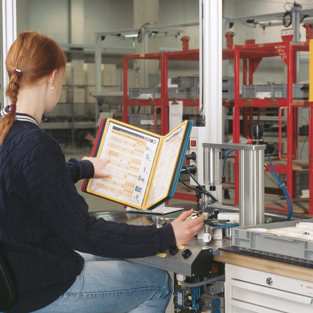 Produktabbildung Nr. 2: Kit complet de pupitres de table Vario®, 10 pochettes transparentes