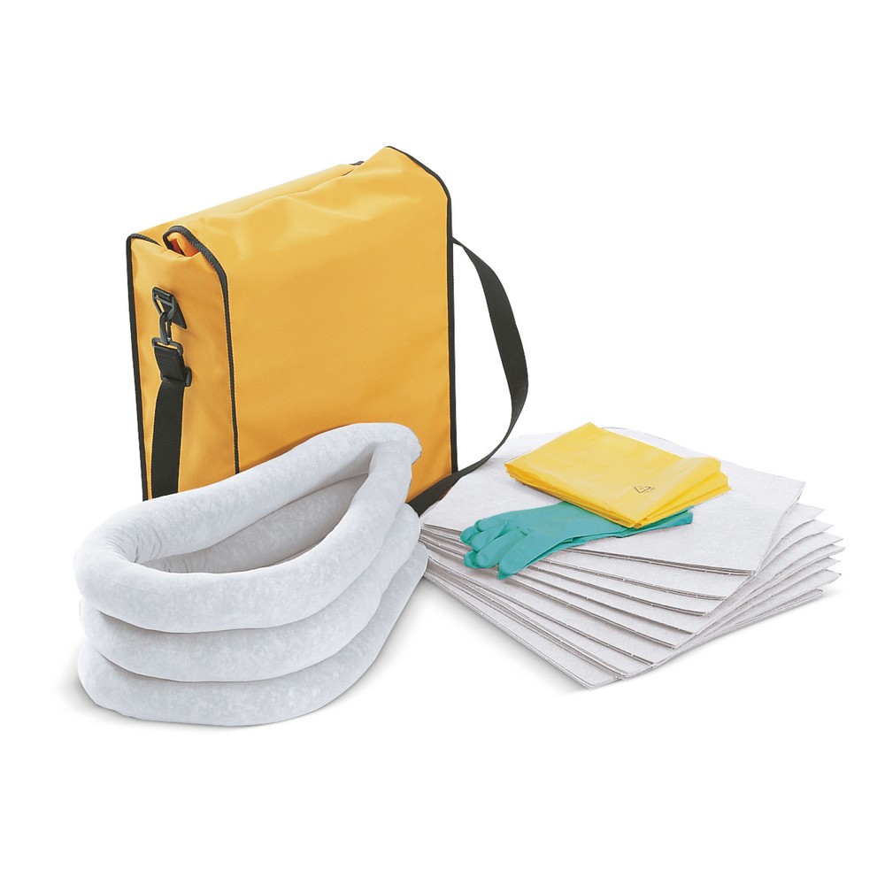 Illustration du produit: Kit d'urgence en sac insensible aux intempéries, huile, capacité d’absorption 48 l