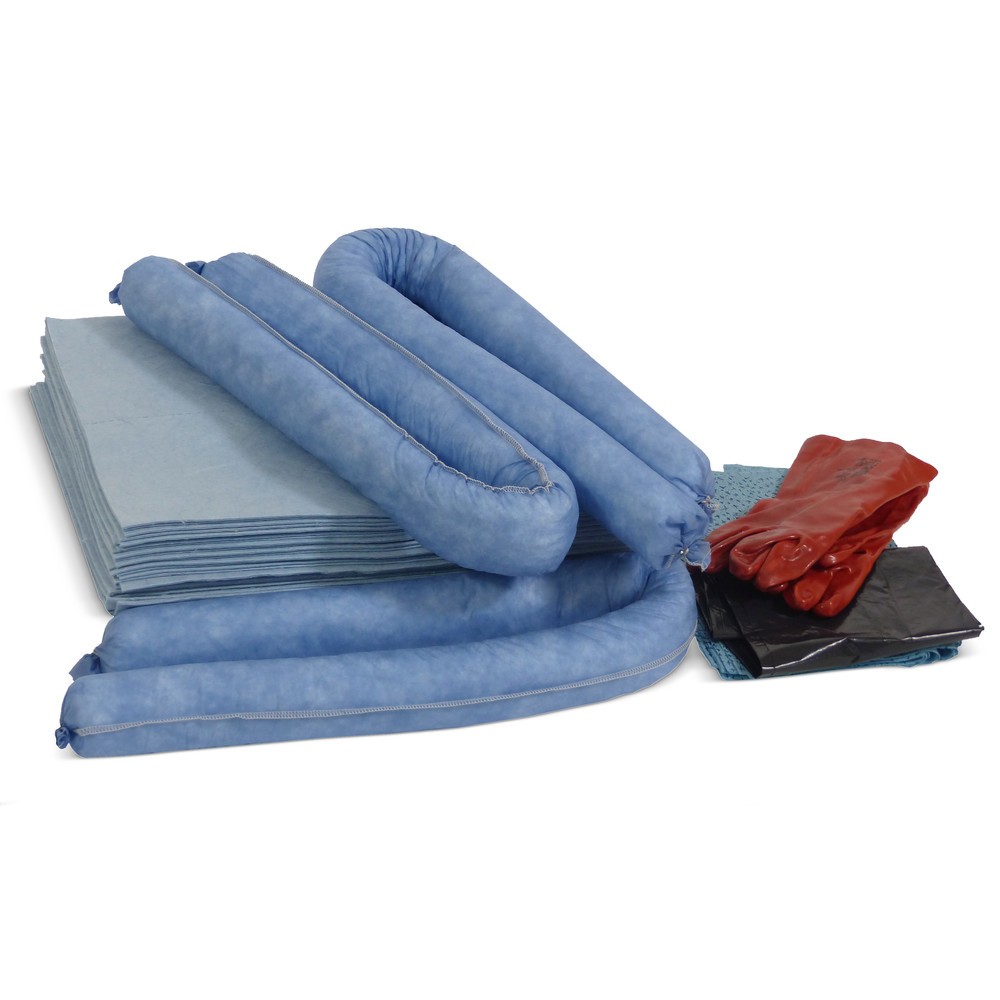 Produktabbildung Nr. 2: Kit d’urgence pour huiles, capacité d’absorption 50 litres, sacoche en PVC