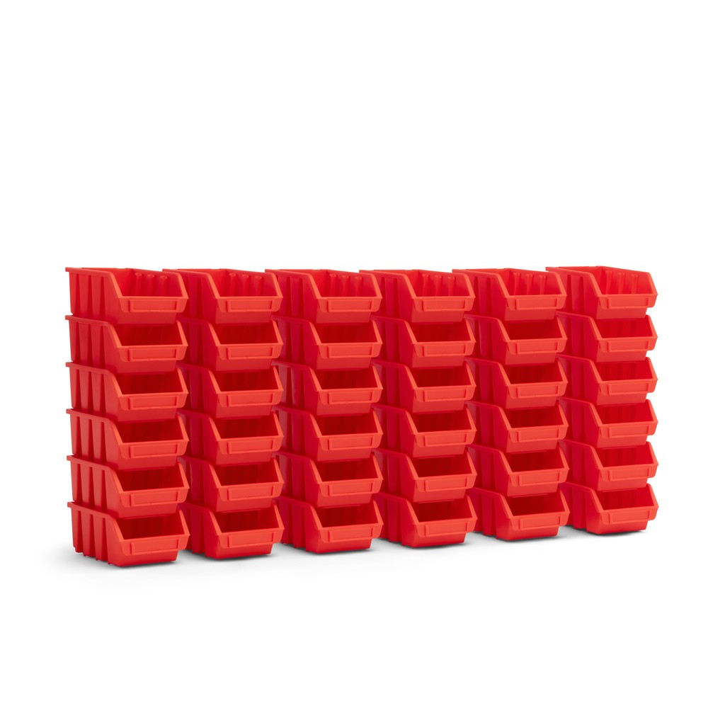 Produktabbildung Nr. 7: Lot de bacs à bec HEMMDAL S, HxlxP 75 x 116 x 112 mm, rouge, 48 pcs/UV
