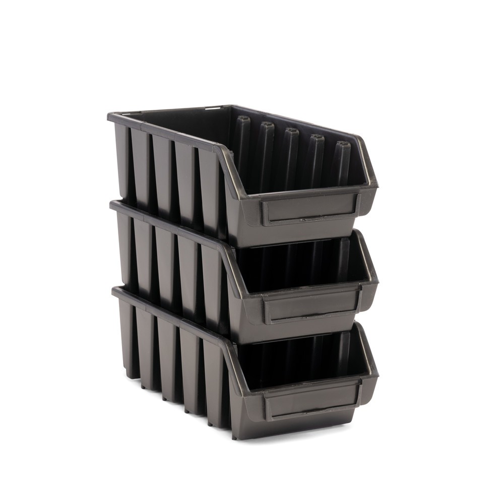 Produktabbildung Nr. 2: Lot de bacs à bec HEMMDAL XL, HxlxP 126 x 170 x 240 mm, noir, 10 pcs/UV