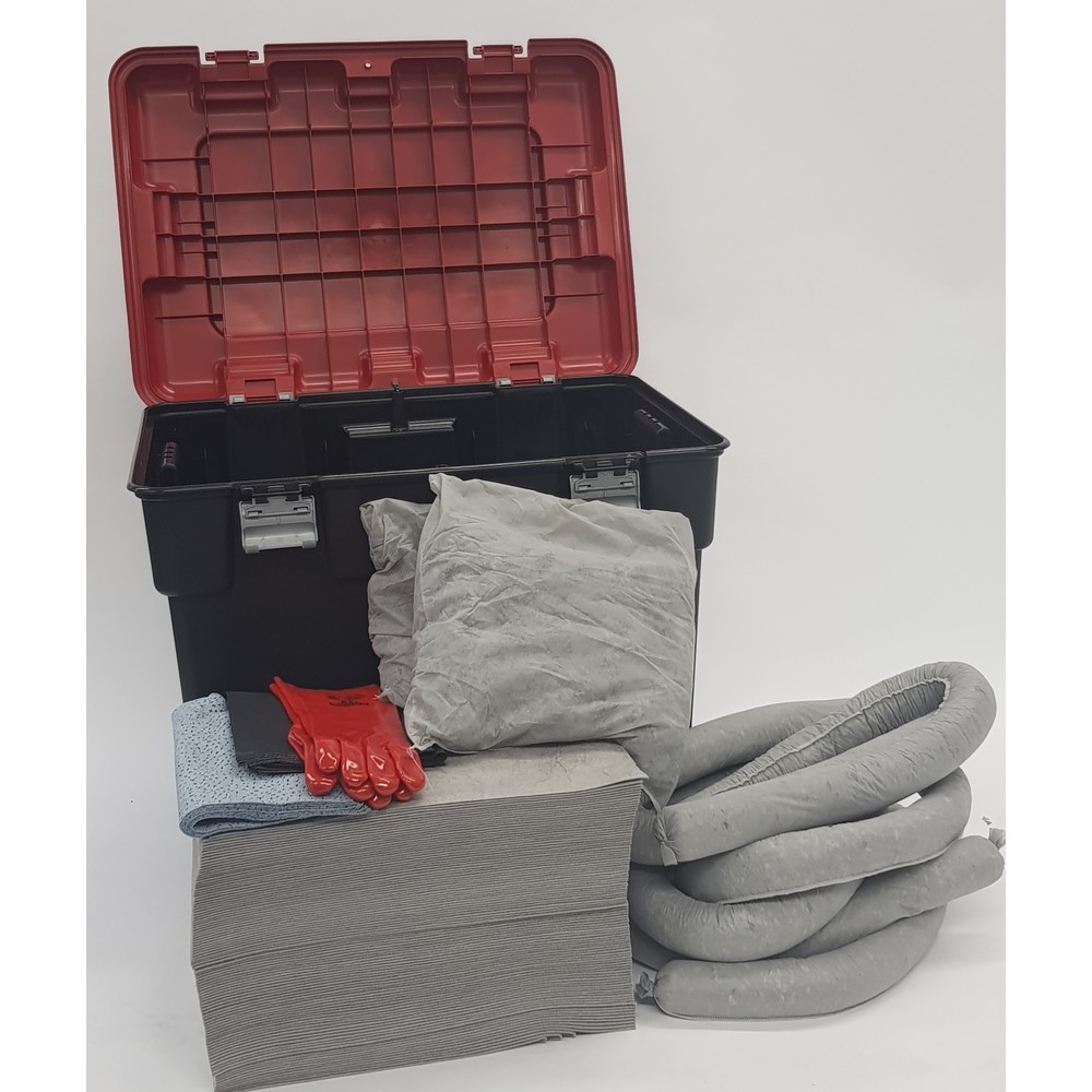 Produktabbildung Nr. 2: Kit d’urgence Universel, benne à roulettes, contenance 150 l, grise