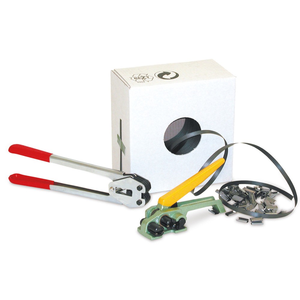 Illustration du produit: Kit de cerclage débutant pour feuillard PP, pour largeur de feuillard 13 mm