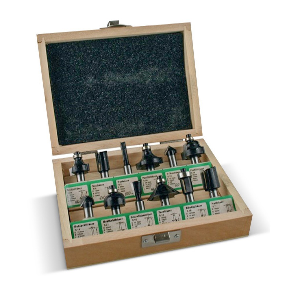 Illustration du produit: 973CT12A05 tige en carbure d. Kit de fraisage 12 pièces 8 mm
