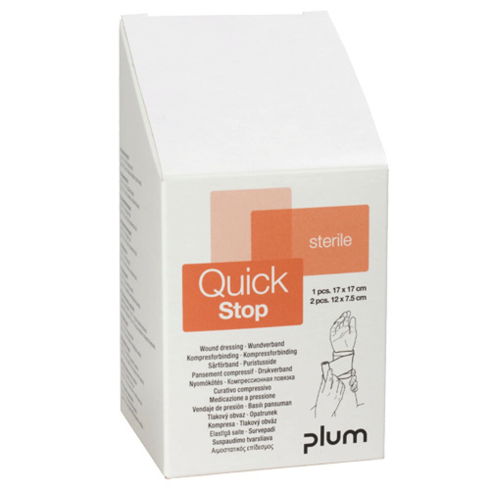 Produktabbildung Nr. 1: Ensemble Plum pansement QuickStop, VE 6x 3 pièces