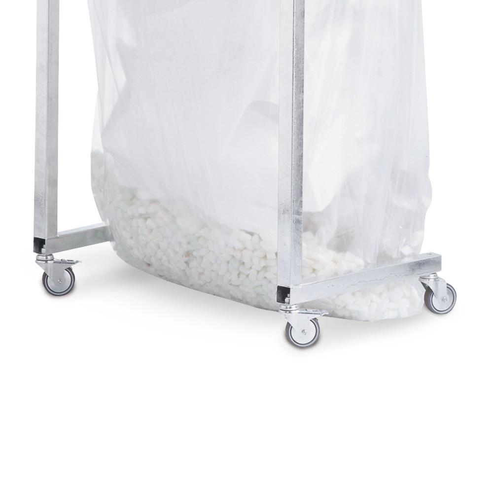 Illustration du produit: RENNER Jeu de roues pour collecteurs de recyclage grande contenance, 4 roues directrices, 2 avec dispositif de blocage des roues