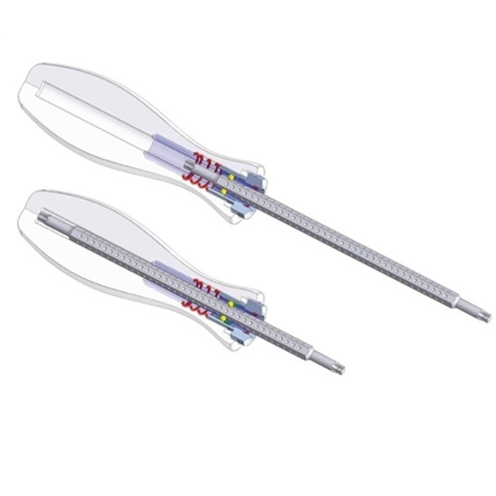 Produktabbildung Nr. 2: Jeu tournevis de mécanique de précision 281 T11 11 pièces fente/PH/PZD/TX/6 pans