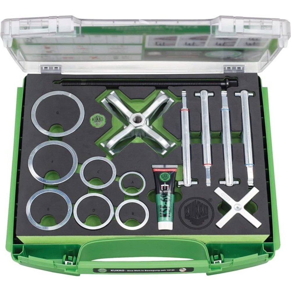 Illustration du produit: Jeu d'extracteurs pour roulem. à billes K-70 18 pièces plage de serrage 10-30 mm