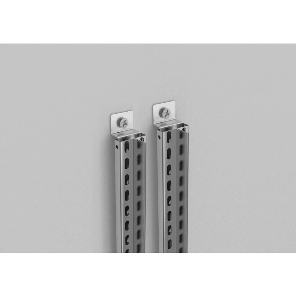 Produktabbildung Nr. 2: Kit pour chevillage au mur pour étagère à dossiers META, unilatéral, gris clair, GF