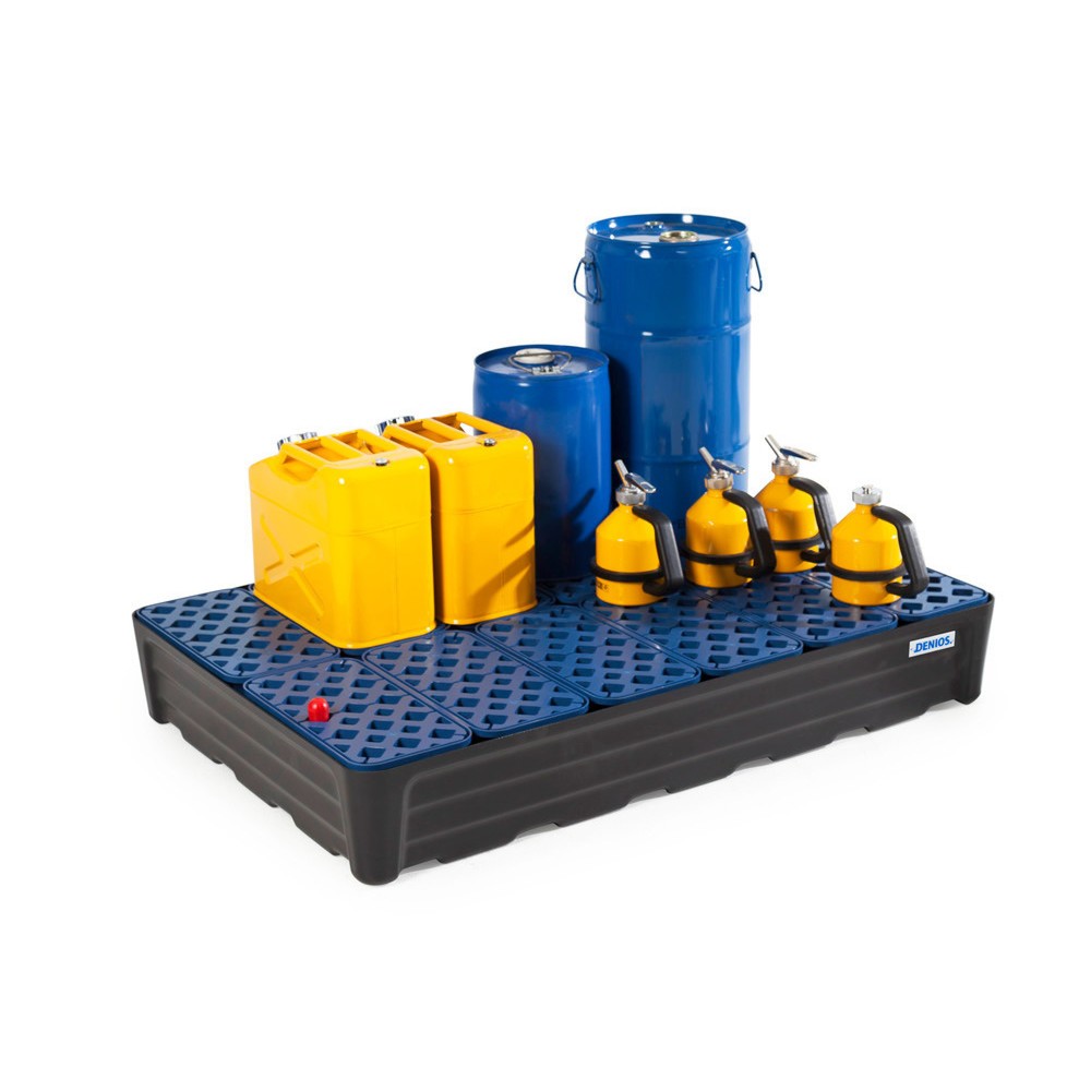 Produktabbildung Nr. 3: Kleingebindewanne pro-line aus PE, Auffangvolumen 120 l, inkl Gitterrost