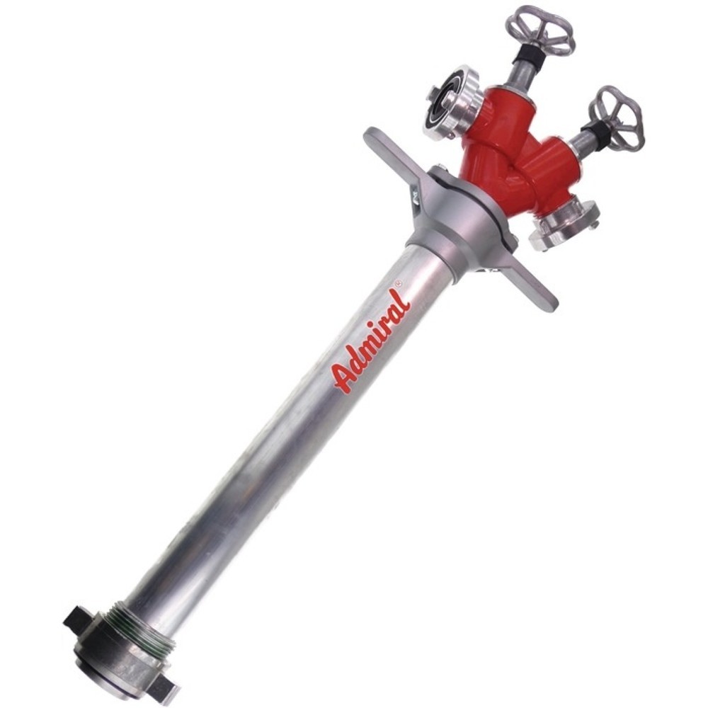 Produktabbildung: ADMIRAL Hydrantenstandrohr STORZ Alu.DN 80 2xC-Abgang,2 Ventile