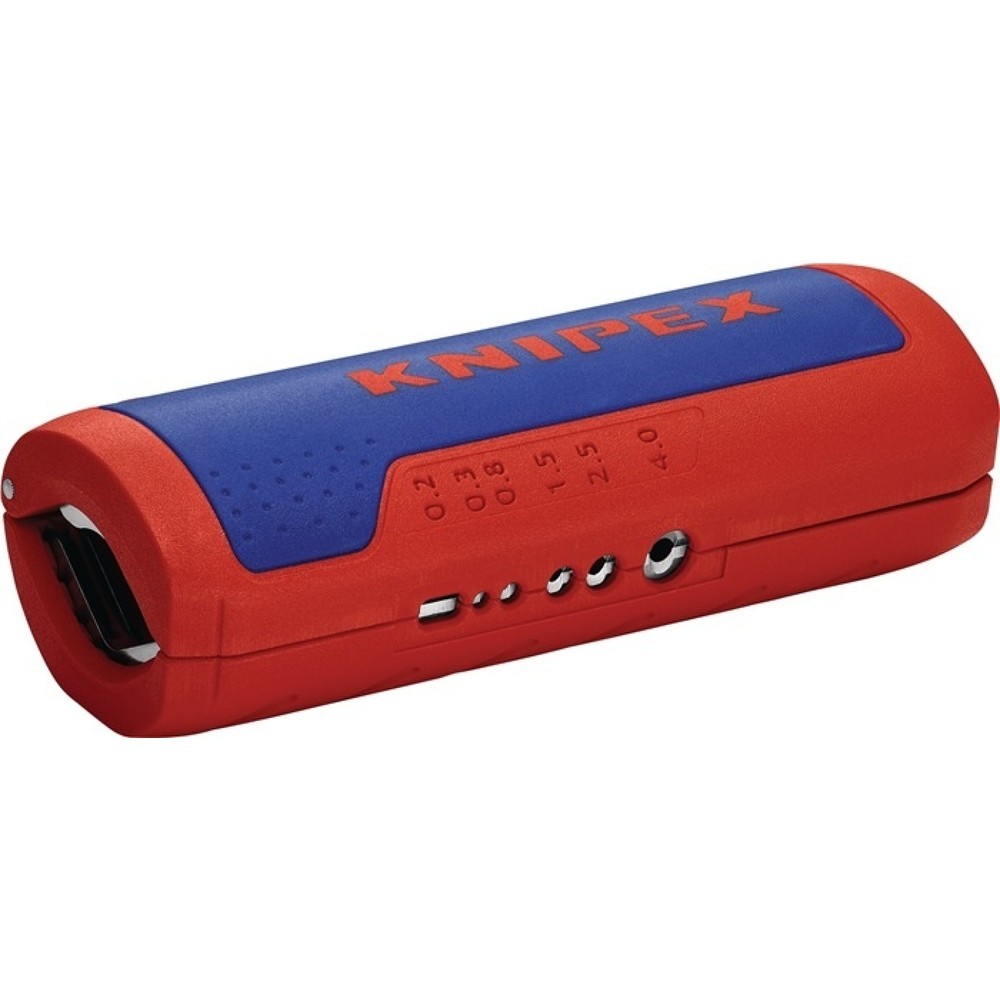 Produktabbildung: KNIPEX Abmantelungswerkzeug TwistCut Gesamt-L.100mm 0,2-4,0 (Litze) mm²