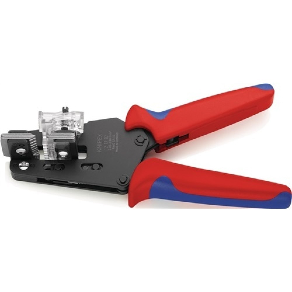 Produktabbildung: Abisolierzange L.195mm D.0,03-2,08mm2 brün. Mehrkomp.-Hüllen Knipex