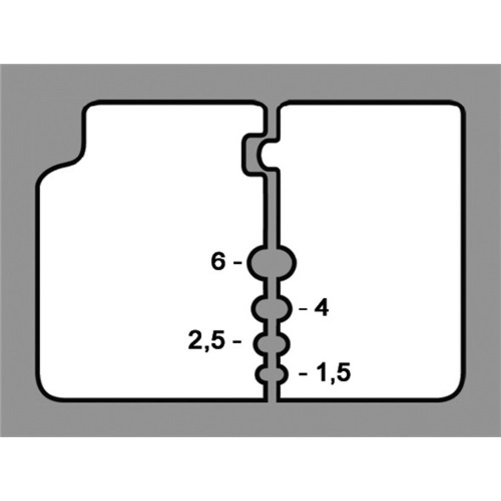 Produktabbildung Nr. 2: Abisolierzange L.195mm D.0,03-2,08mm2 brün. Mehrkomp.-Hüllen Knipex