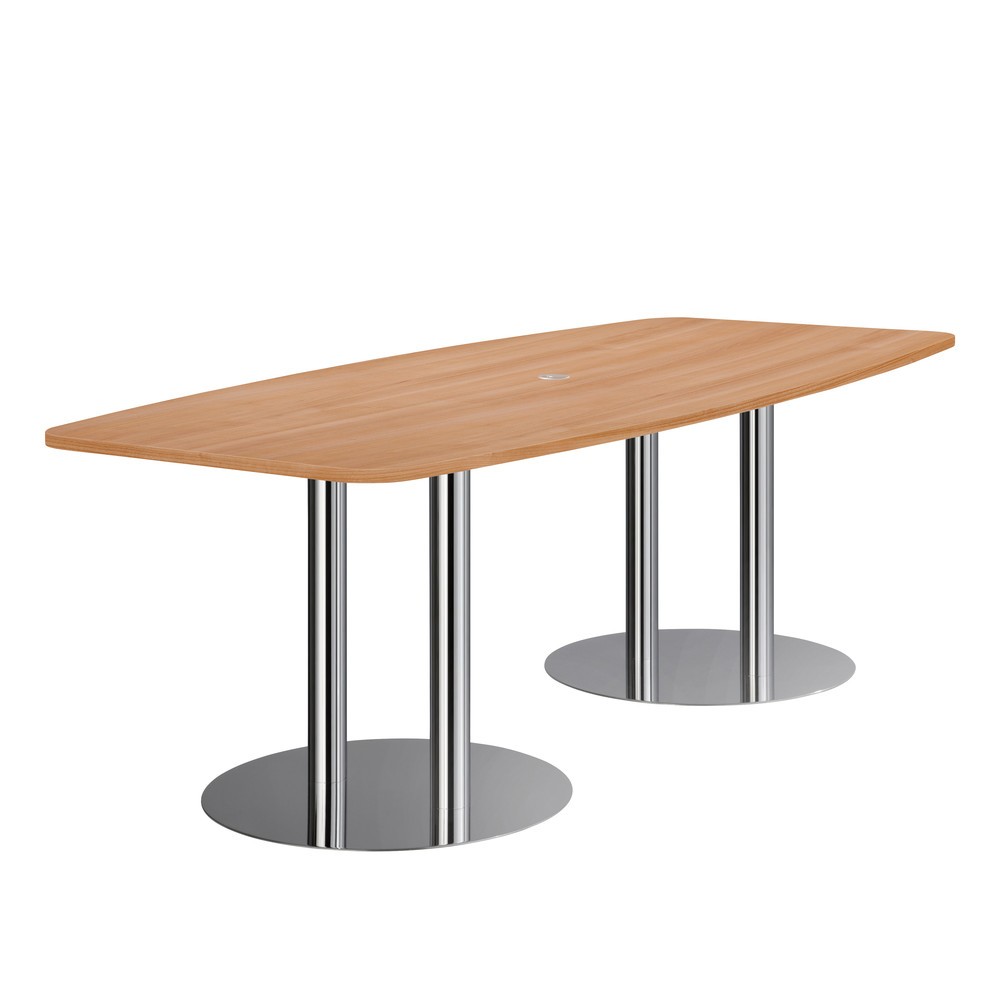 Produktabbildung Nr. 5: Konferenztisch Meeting, BxT 2.200 x 1.050 mm, weiss