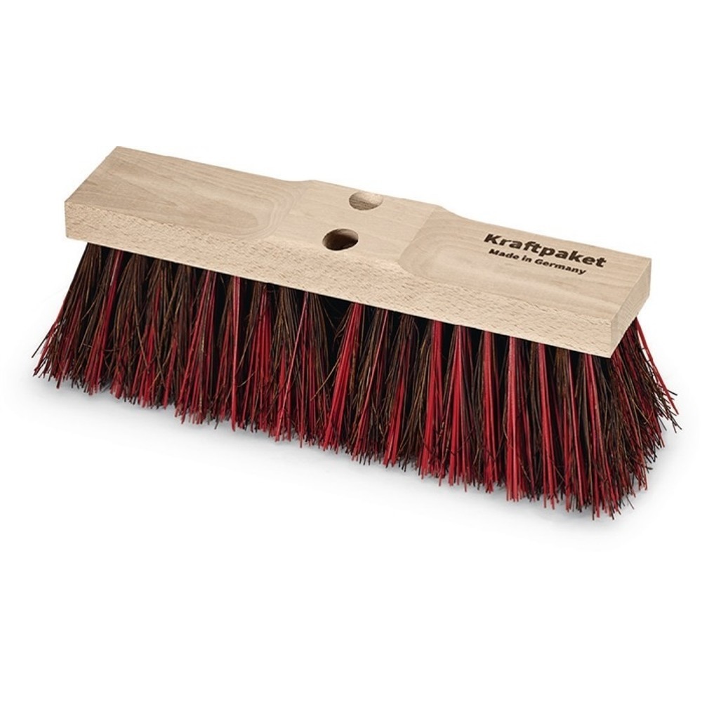 Produktabbildung: KRAFTPAKET Strassenbesen Bahia/Elaston L.400mm m.2 Stiellöchern Sattelholz