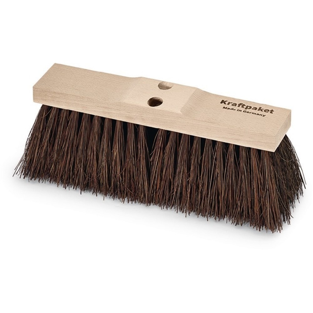 Produktabbildung: KRAFTPAKET Strassenbesen Piassava L.400mm m.2 Stiellöchern Sattelholz