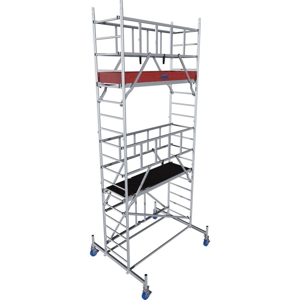 Produktabbildung Nr. 1: KRAUSE® Échafaudage pliant ProTec XS en aluminium hauteur de travail 5,80 m