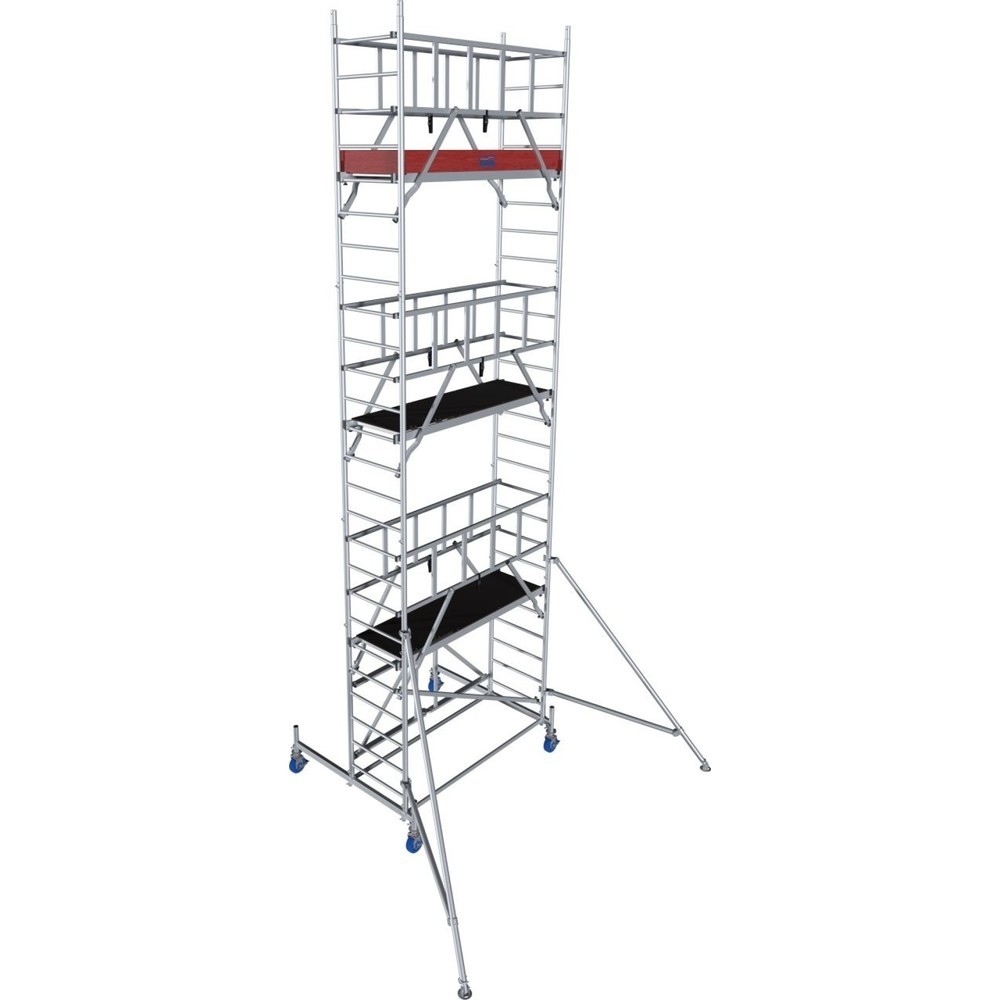Produktabbildung Nr. 1: KRAUSE® Échafaudage pliant ProTec XS en aluminium hauteur de travail 7,80 m