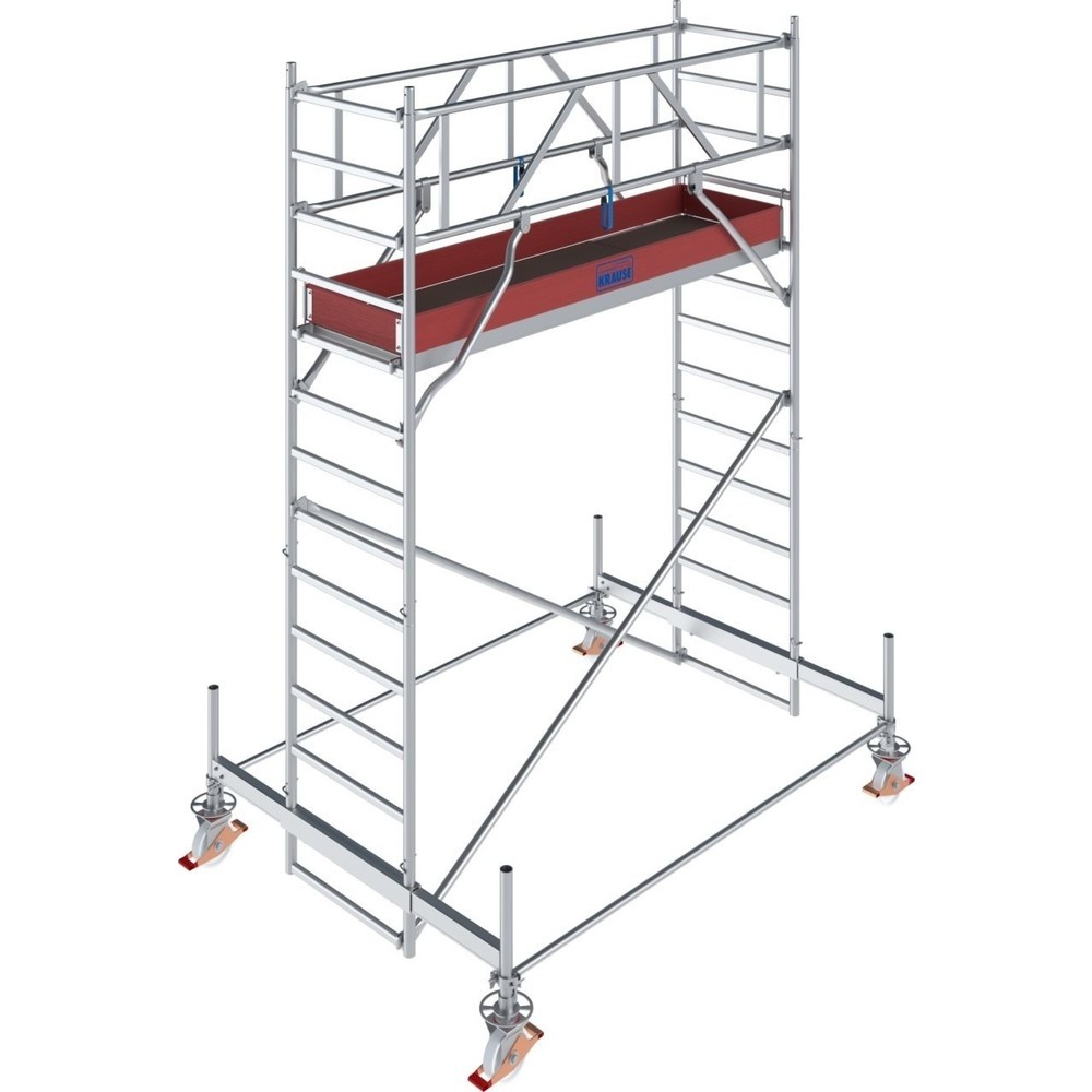Illustration du produit: KRAUSE® STABILO Échafaudage roulant S100, longueur de travée 2,50, hauteur de travail 4,50