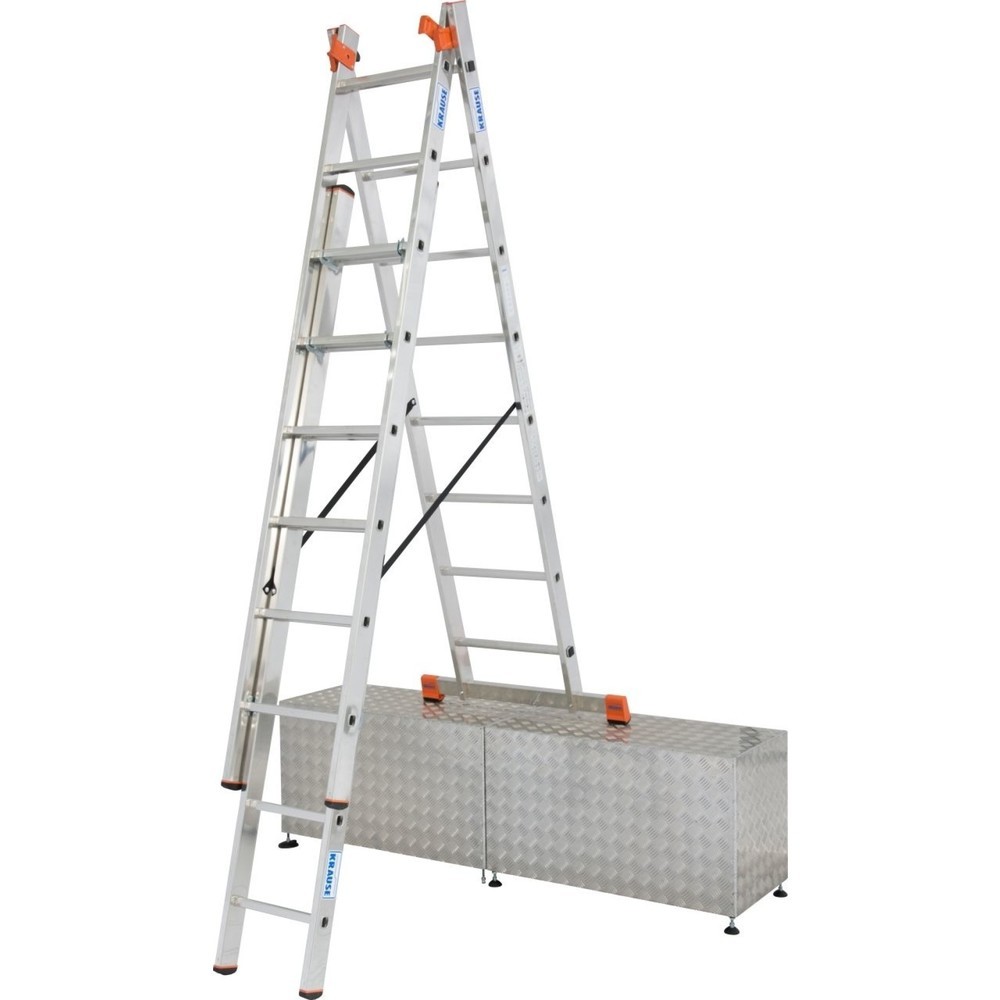 Produktabbildung Nr. 1: KRAUSE® Échelle multi-usages Tribilo 3x8 barreaux