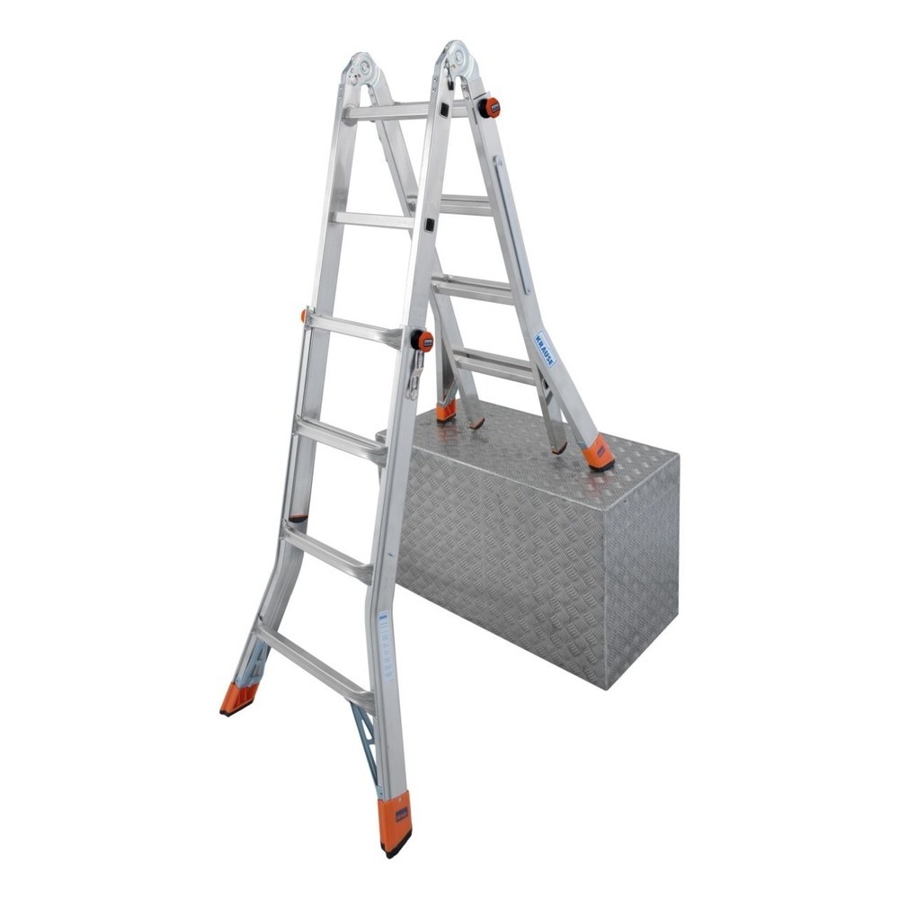 Illustration du produit: KRAUSE® Échelle télescopique articulée TeleMatic 4x4 barreaux
