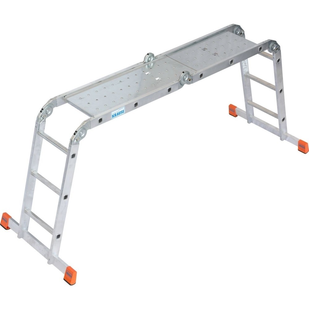 Produktabbildung Nr. 1: KRAUSE® Échelle universelle articulée à barreaux MultiMatic 4x3 barreaux