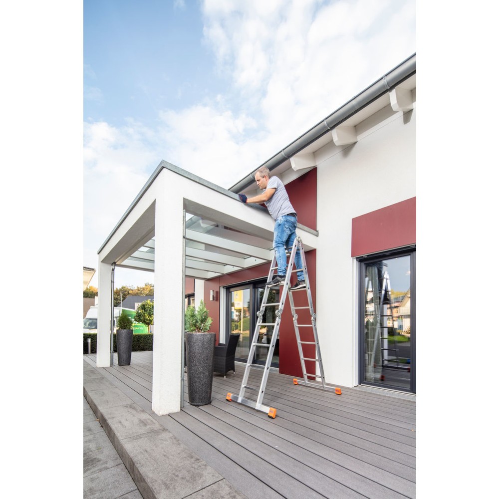 Produktabbildung Nr. 2: KRAUSE® Échelle universelle articulée à barreaux 4x4 barreaux