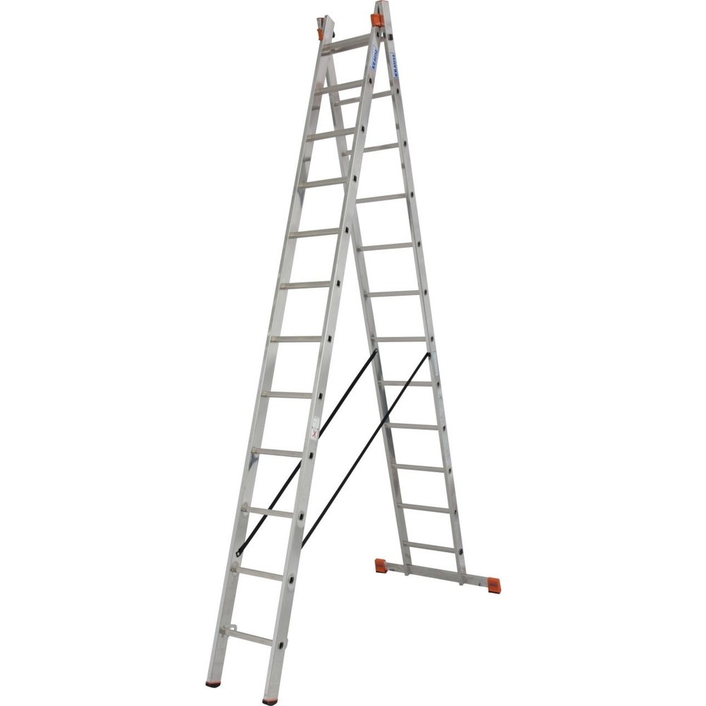 Produktabbildung Nr. 1: KRAUSE® MONTO Mehrzweckleiter Dubilo 2x12 Sprossen