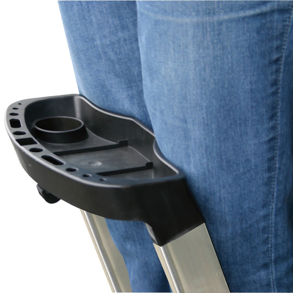 Produktabbildung Nr. 2: KRAUSE® Stufen-r, hochfest gebördelt aus Aluminium, Standhöhe 1,05 m