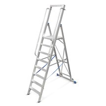 Plattformleiter KRAUSE® aus Aluminium mit großer Standplattform